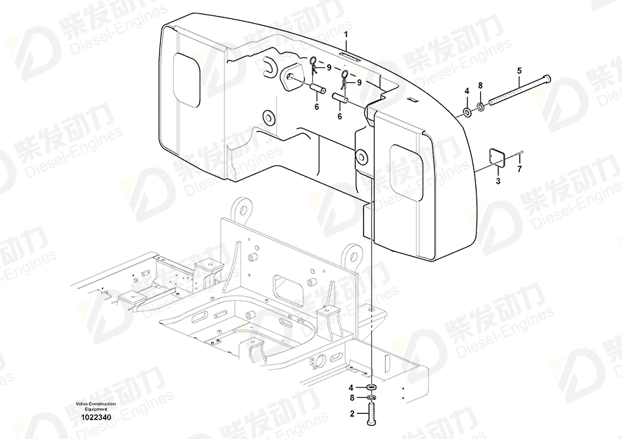 VOLVO Bolt 14538571 Drawing