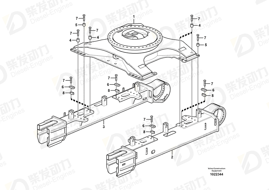 VOLVO Plate 14511515 Drawing