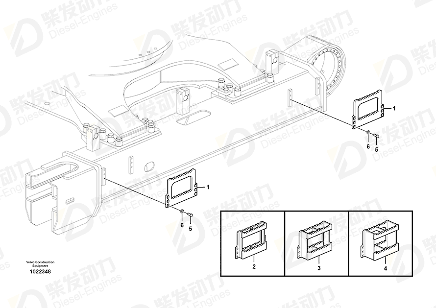 VOLVO Step 14511474 Drawing