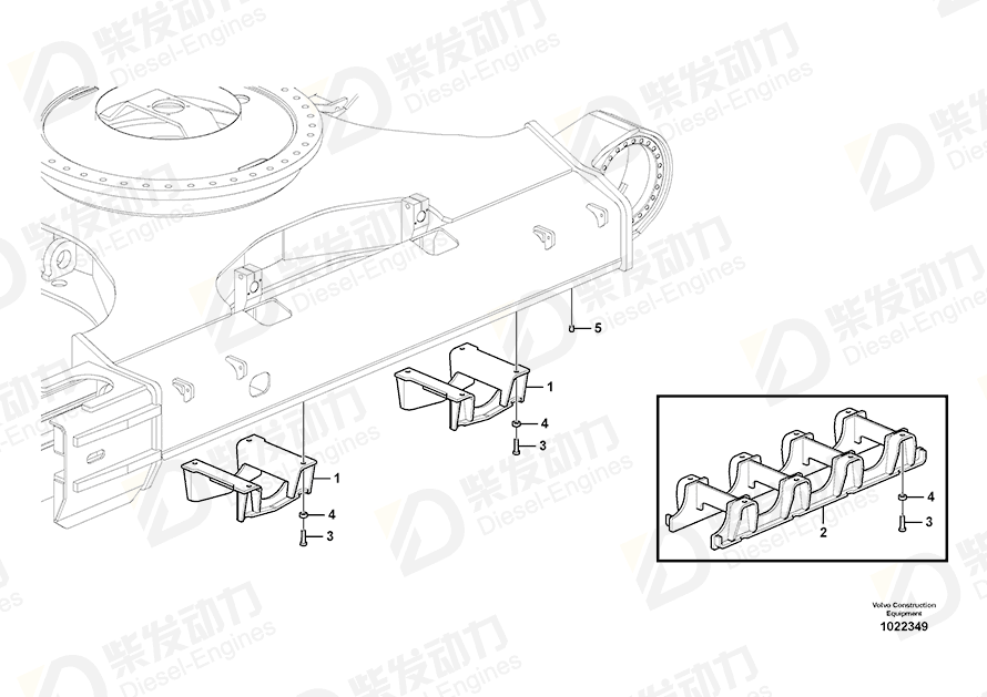 VOLVO Guard 14570910 Drawing