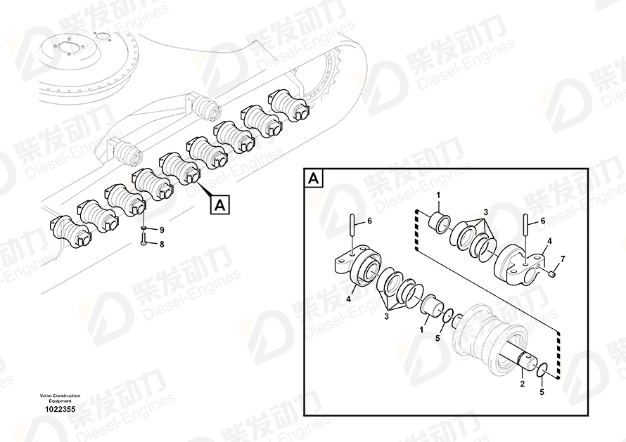 VOLVO Seal 14532334 Drawing