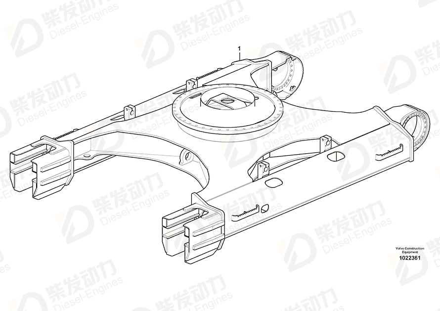 VOLVO Und Crg Frame 14546967 Drawing VOLVO Und Crg Frame 14546967 Drawing
