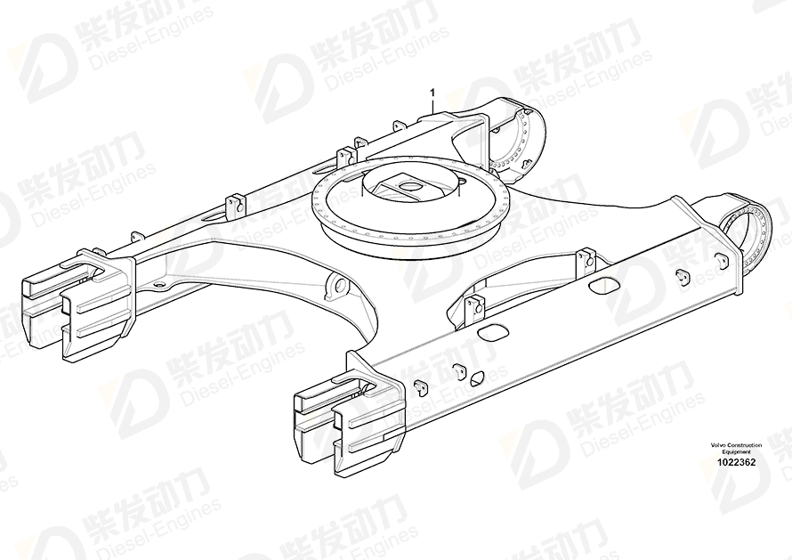 VOLVO Und Crg Frame 14532842 Drawing VOLVO Und Crg Frame 14532842 Drawing