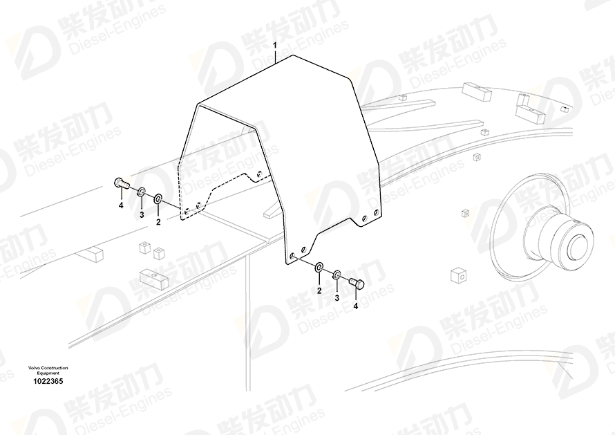 VOLVO Guard 14542877 Drawing