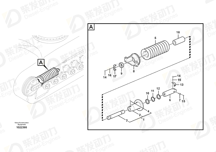 VOLVO Piston 14531466 Drawing