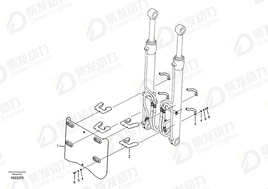 VOLVO Guard 14560996 Drawing