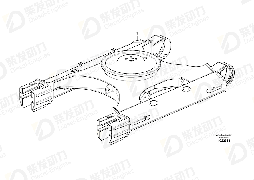 VOLVO Und Crg Frame 14539546 Drawing VOLVO Und Crg Frame 14539546 Drawing