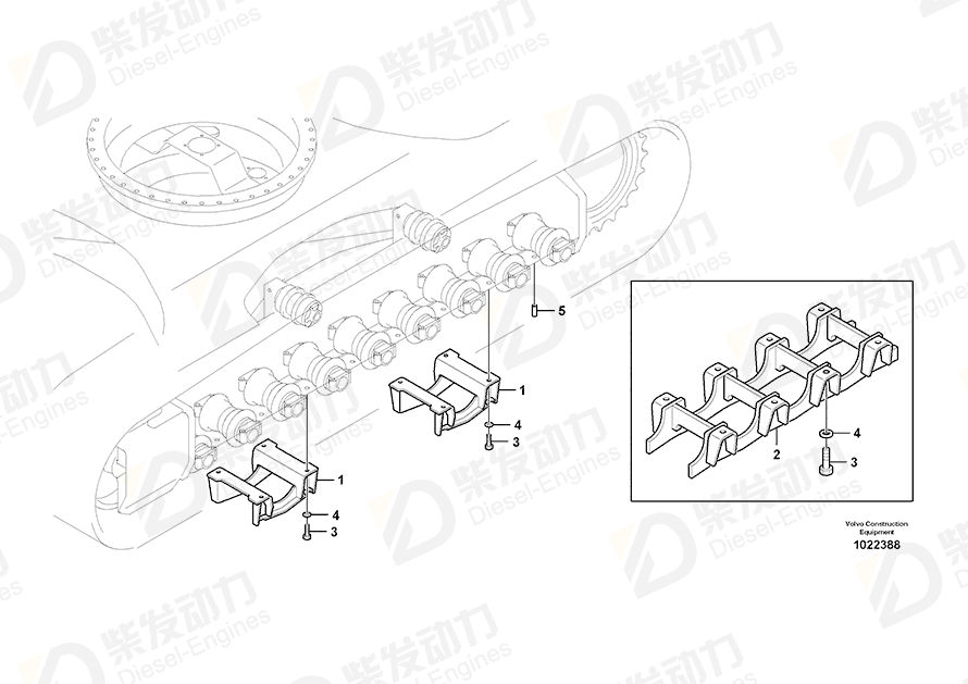 VOLVO Guard 14570780 Drawing