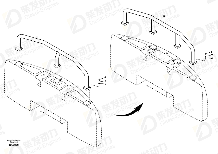 VOLVO Protection 14549371 Drawing VOLVO Protection 14549371 Drawing