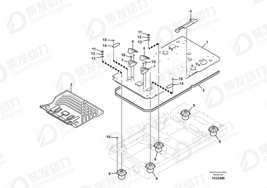 VOLVO Plate 14534430 Drawing