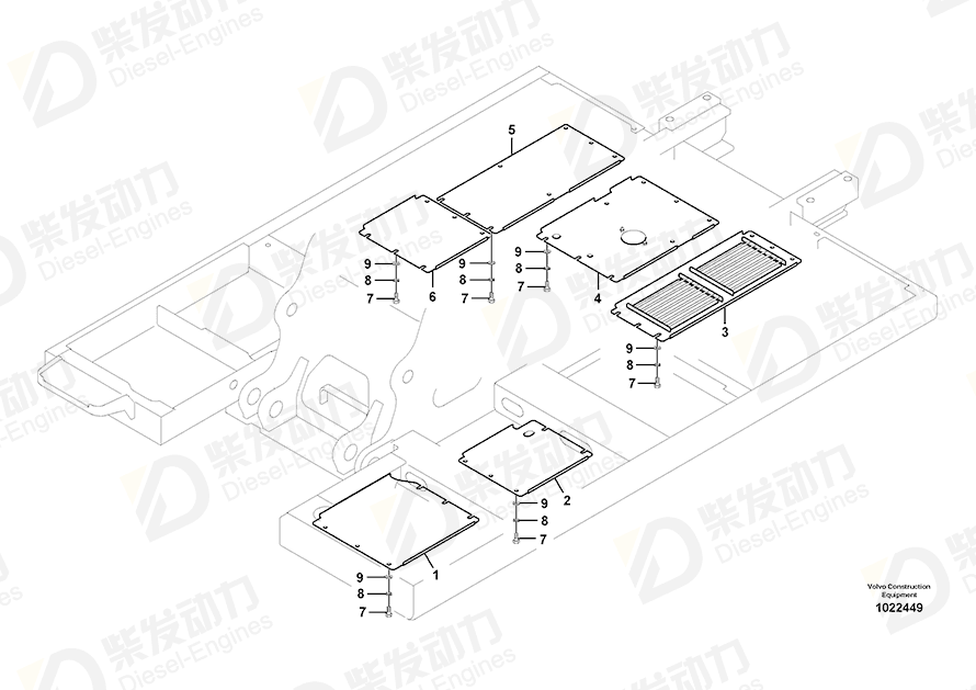 VOLVO Cover 14537161 Drawing