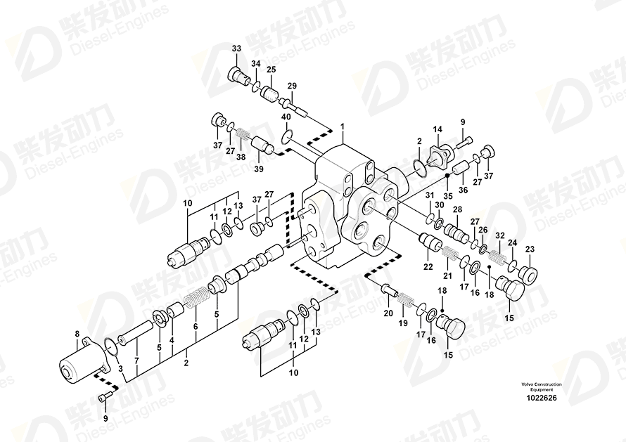 VOLVO Bolt SA8230-23010 Drawing