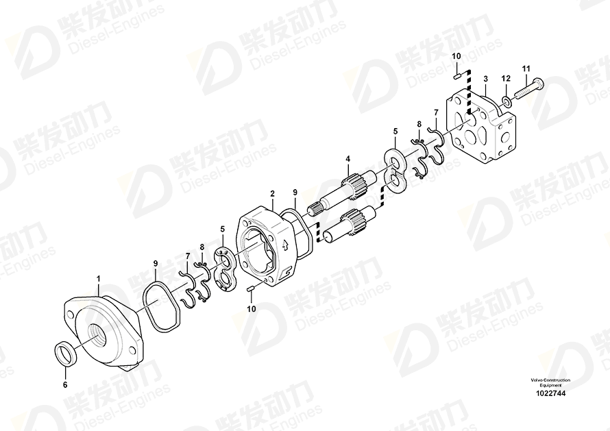 VOLVO Bolt 14540750 Drawing