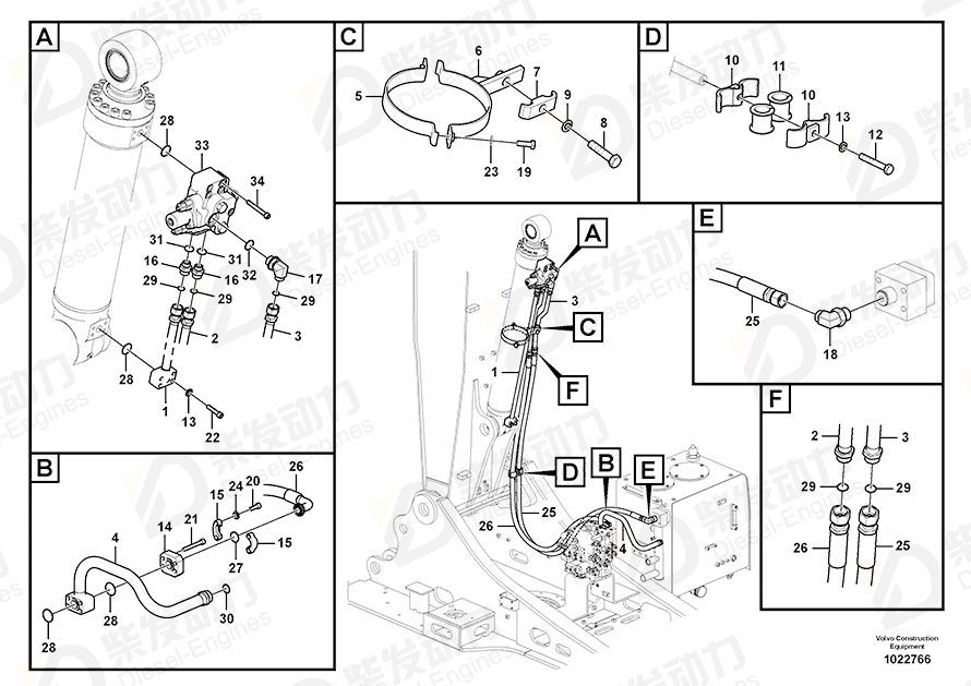 VOLVO Hex. socket screw 984355 Drawing VOLVO Hex. socket screw 984355 Drawing