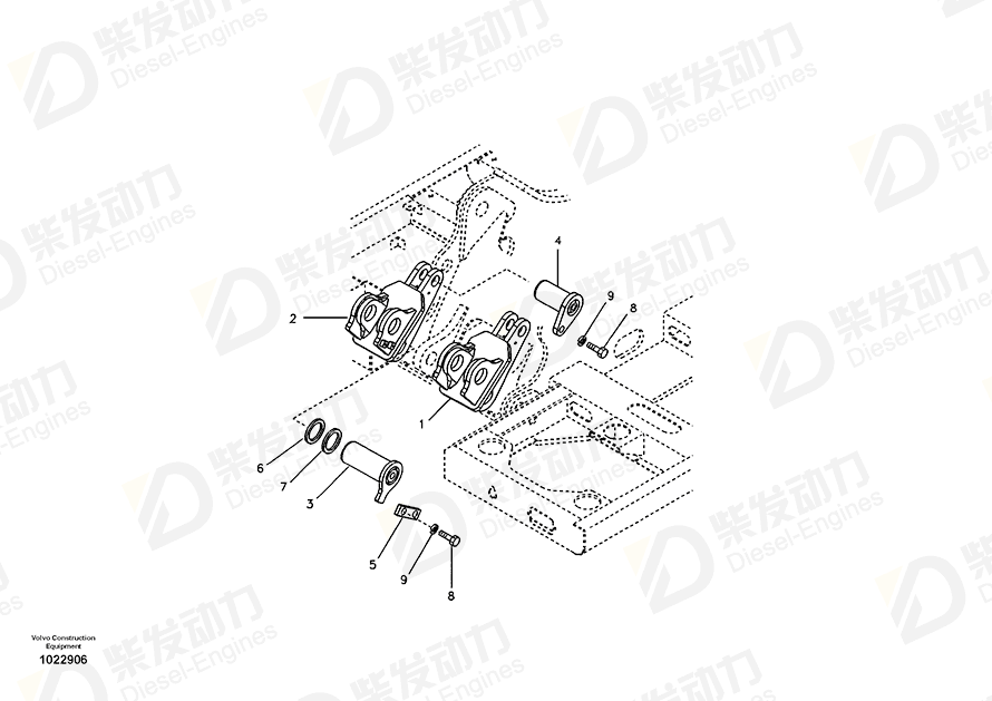 VOLVO Pin 14521463 Drawing