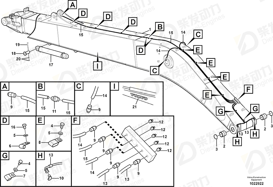 VOLVO Body 14606860 Drawing