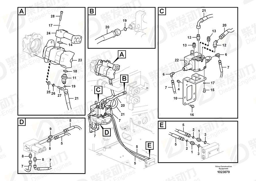 VOLVO Connector 14880501 Drawing