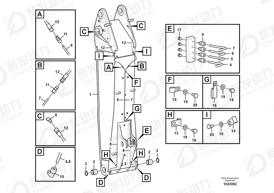 VOLVO Pipe 14550284 Drawing