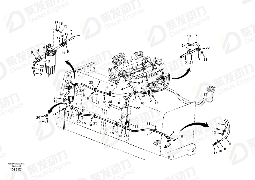 VOLVO Bracket 14536942 Drawing