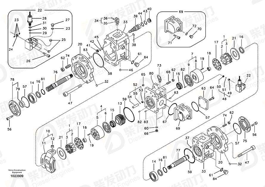 VOLVO Cover SA7223-00280 Drawing