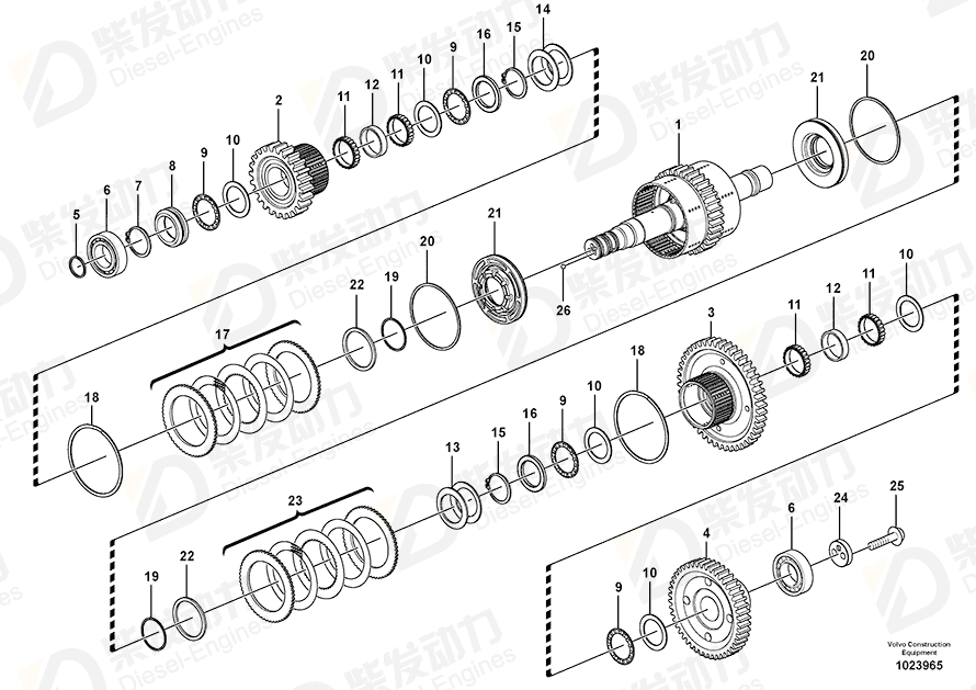 VOLVO Thrust washer 4718932 Drawing