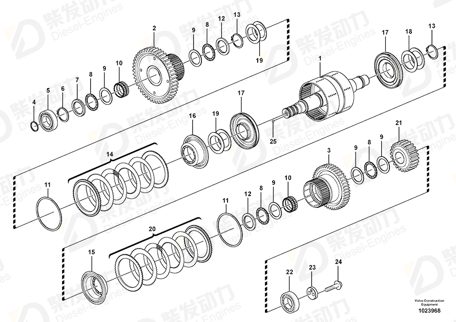 VOLVO Lock ring 13947902 Drawing