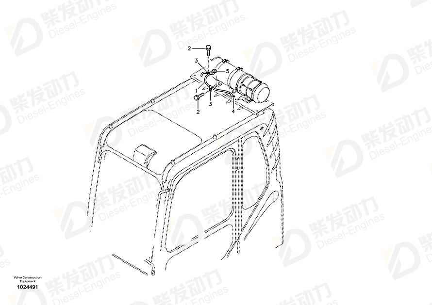 VOLVO Wire harness 14549816 Drawing VOLVO Wire harness 14549816 Drawing
