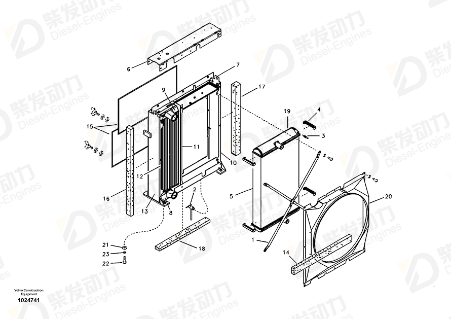 VOLVO Frame 11110689 Drawing
