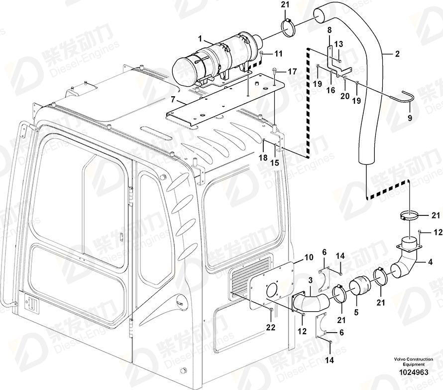 VOLVO Bracket 14562275 Drawing