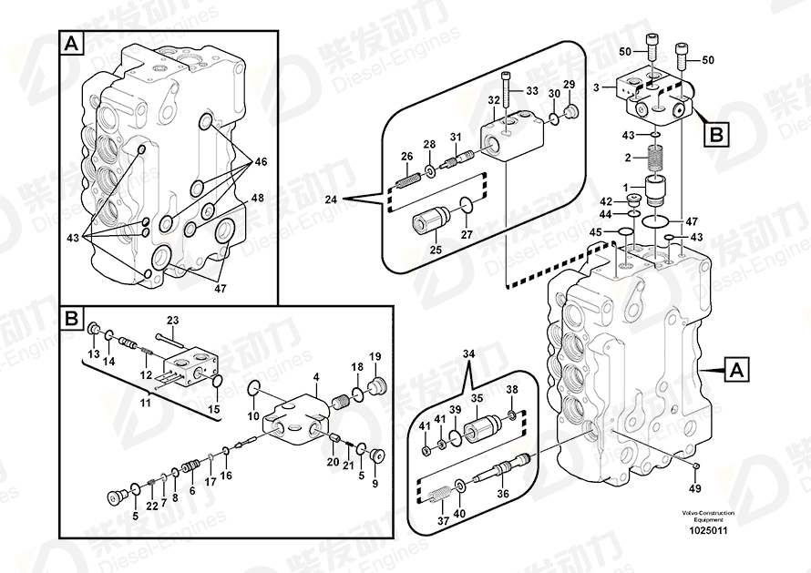 VOLVO Block 14531324 Drawing