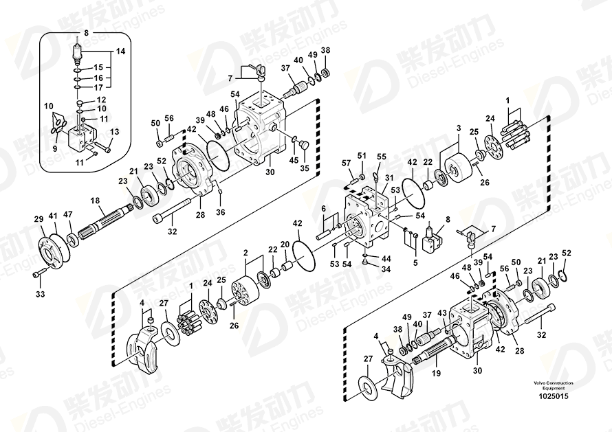 VOLVO Set Plate 14541865 Drawing