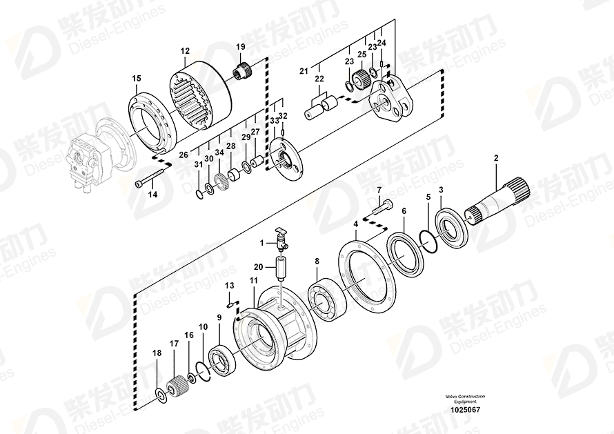 VOLVO ROLLER BEARING SA7118-00040 Drawing