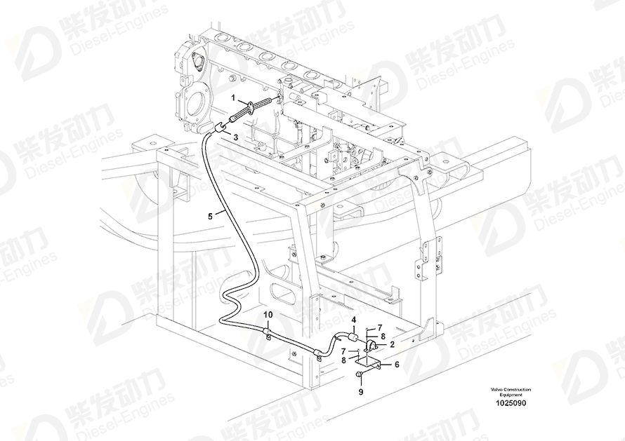 VOLVO Heater 14550593 Drawing