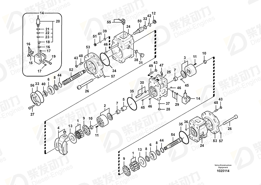 VOLVO Sealing 14554723 Drawing