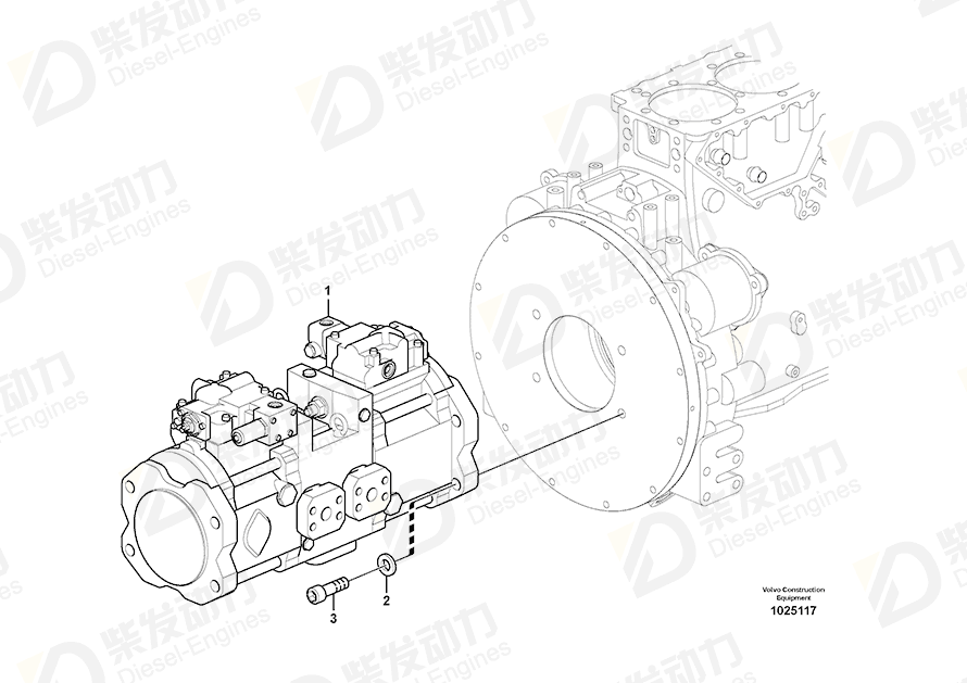 VOLVO Governor 14594325 Drawing