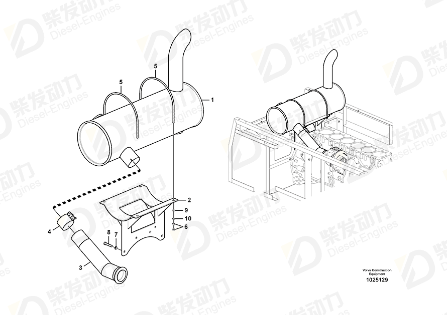 VOLVO Bracket 14531340 Drawing