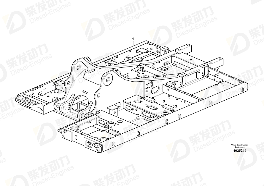 VOLVO Frame 14560960 Drawing