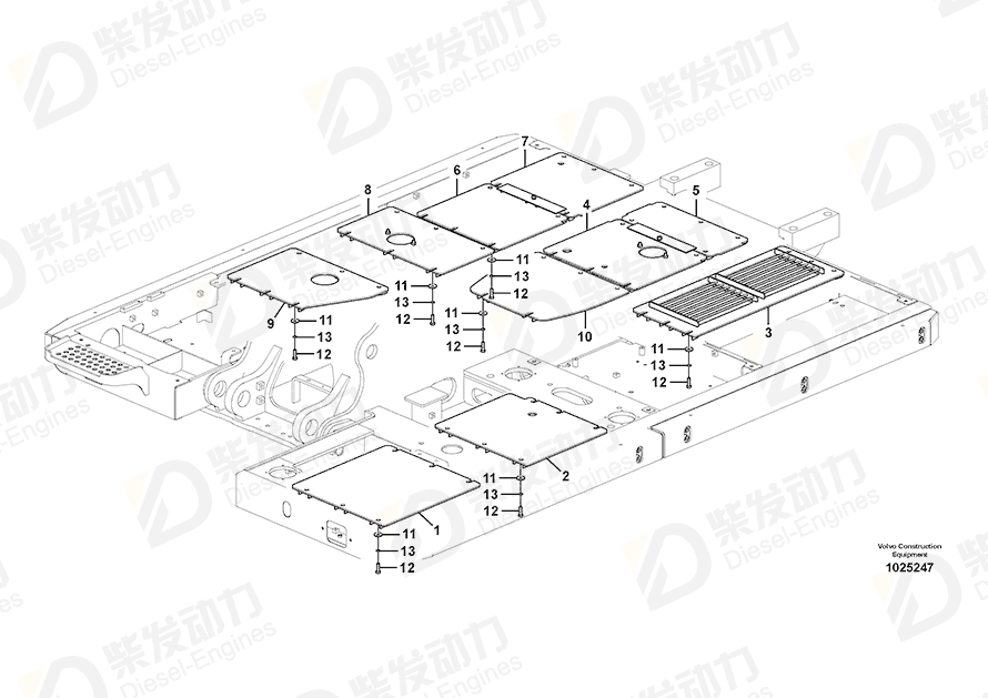 VOLVO Cover 14556720 Drawing