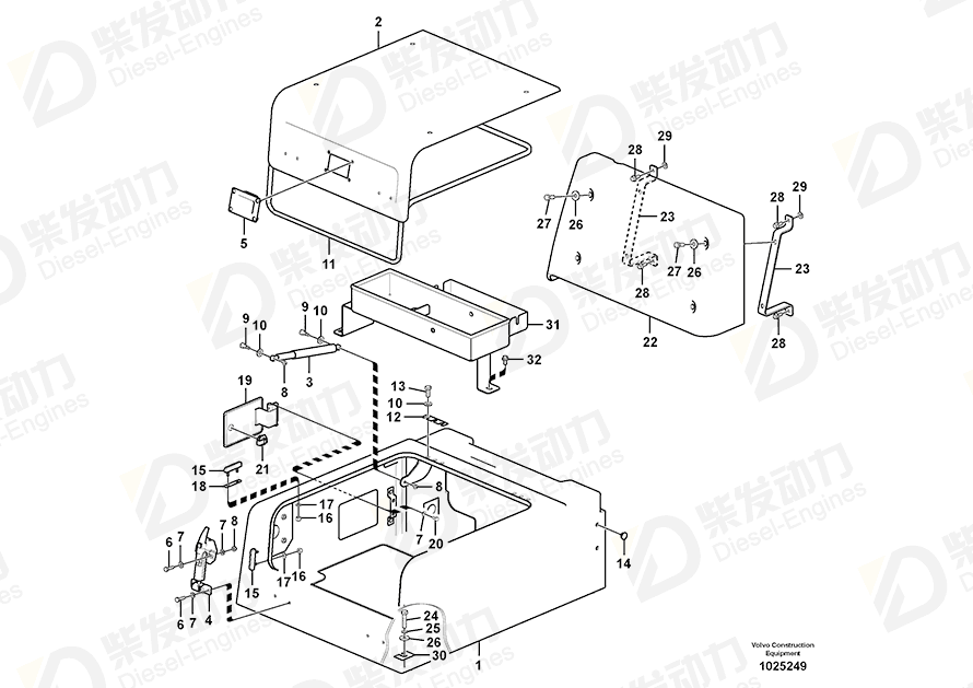 VOLVO Bolt 14527463 Drawing