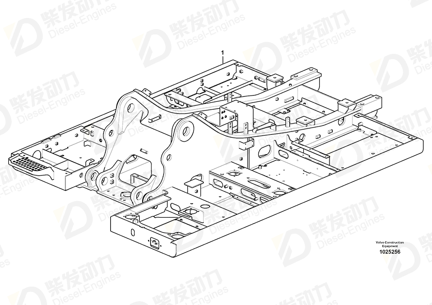 VOLVO Frame 14625261 Drawing