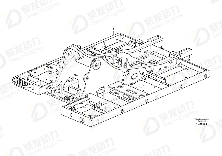 VOLVO Frame 14560967 Drawing