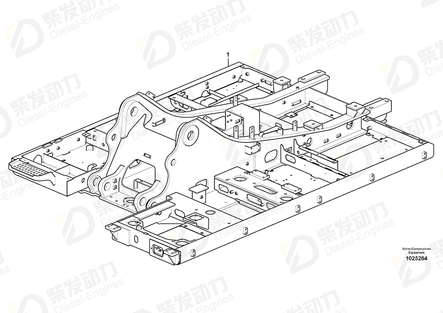VOLVO Frame 14560966 Drawing