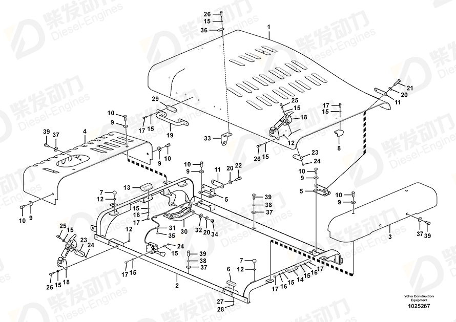 VOLVO Cover 14532172 Drawing