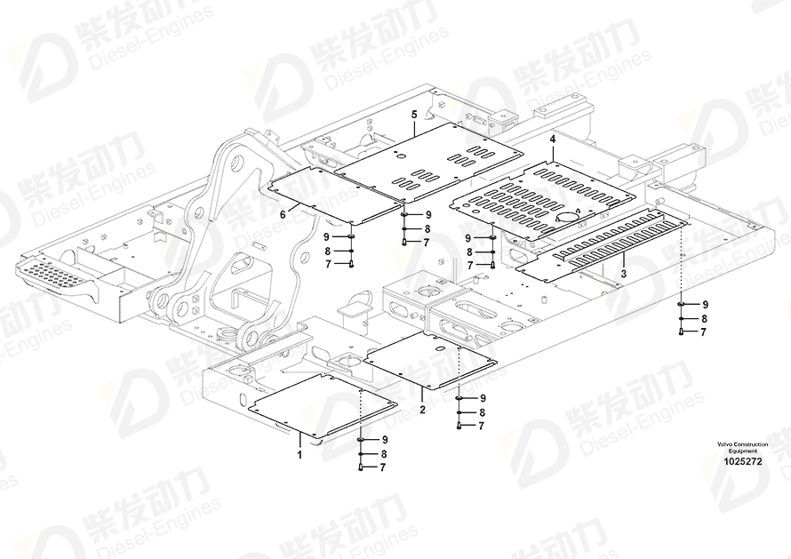 VOLVO Cover 14531799 Drawing