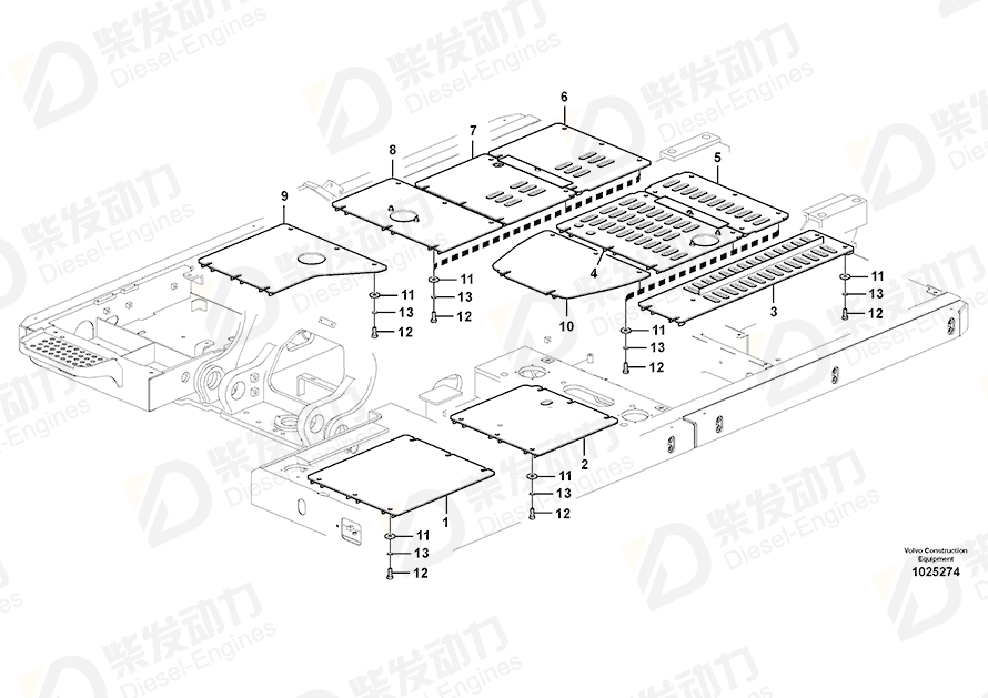 VOLVO Cover 14560963 Drawing