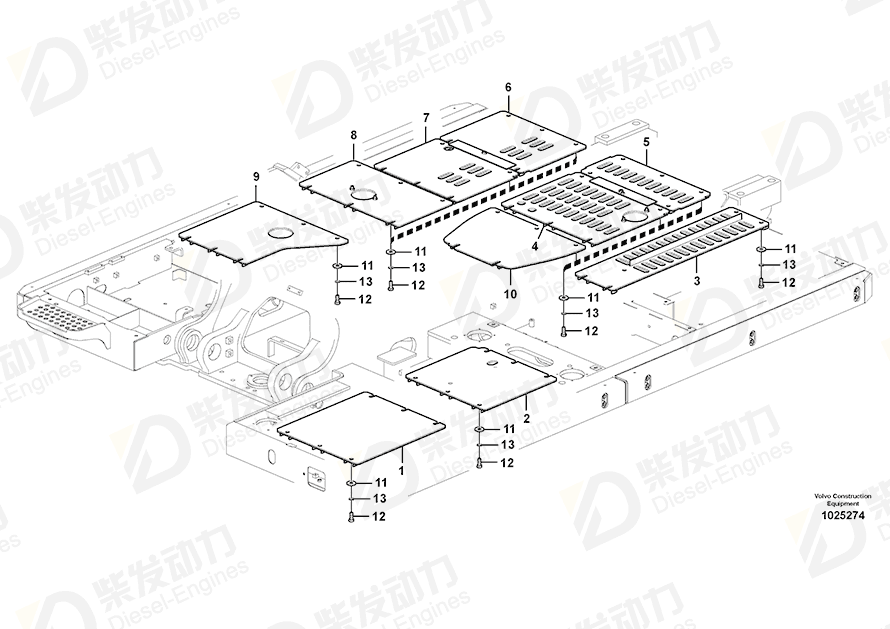 VOLVO Cover 14559622 Drawing