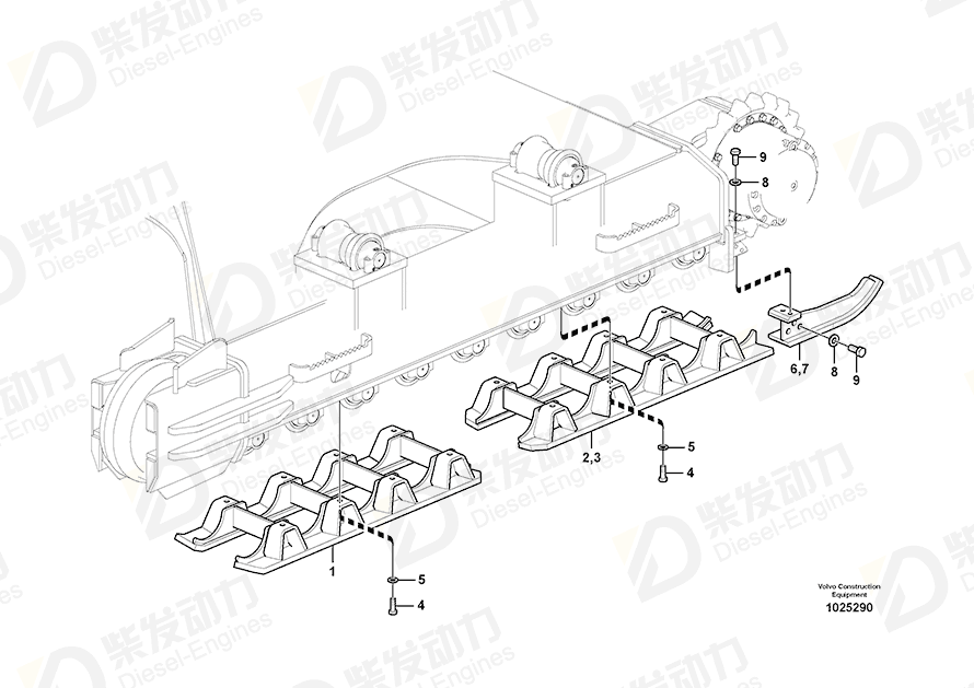 VOLVO Support 14555971 Drawing