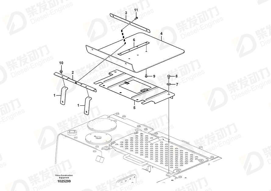 VOLVO Bracket 14548469 Drawing