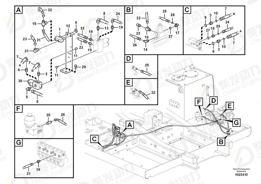 VOLVO Bracket 14545430 Drawing