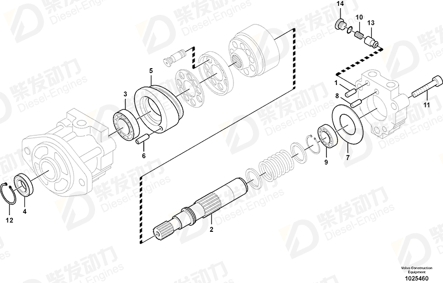 VOLVO Plate 14537415 Drawing